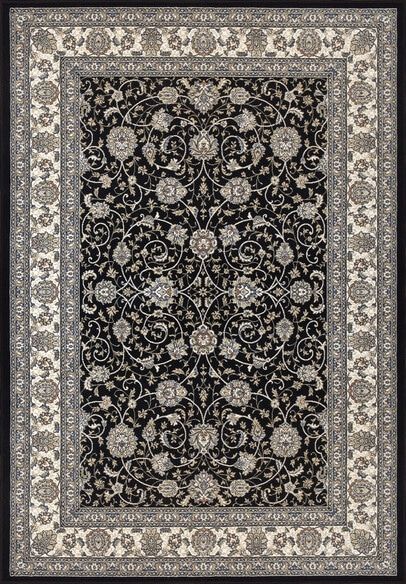Dynamic Rugs ANCIENT GARDEN 57120-3464 Blue and Ivory